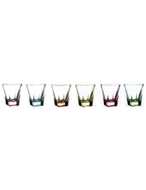FUSION COLOR GLASSES WINE 6PC 24162 $$