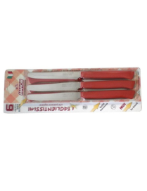TABLE KNIVES 6PC RED 24TFB06