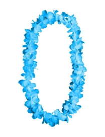 BLUE FLOWER NECKLACE 9CM 9672