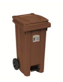 CONTAINER C 120L / PEDAL BROWN 25704