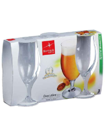 EXECUTIVE BEER GLASSES 39,1CL 3PC