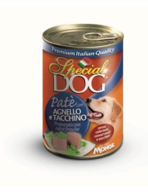 SPECIAL DOG PATE' AGNELLO+TACCHINO 400 GRAMMI
