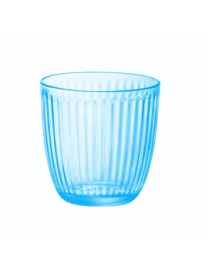 GLASS WATER BLUE LINE LIVELY 6PC