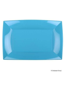 TURQUOISE DISH R. 34X23 3PC 8055-33PS