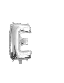 BALLOON HELIUM 41CM SILVER AND LETTER