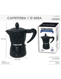 L.CAFFE' CAFFETTIERA NERA 1tz 333006