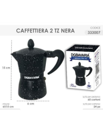 L.CAFFE' CAFFETTIERA NERA 2tz 333007