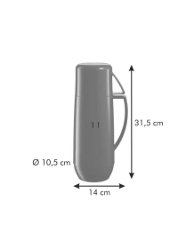 FAMILY THERMOS W/ CUP 1 L 310 568
