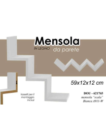MENSOLA BIANCA SCALA 59x12cm 621765