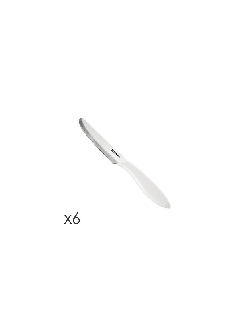 EARLY TABLE KNIFE 12CM 6PC WHITE