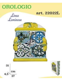 L.LUMINOSA OROLOGIO 27x31cm 22022L