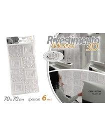 RIVESTIMENTO PARETE 3D 70x70x0,6cm 82726