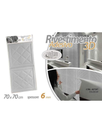 RIVESTIMENTO PARETE 3D 70x70x0,6cm 82729
