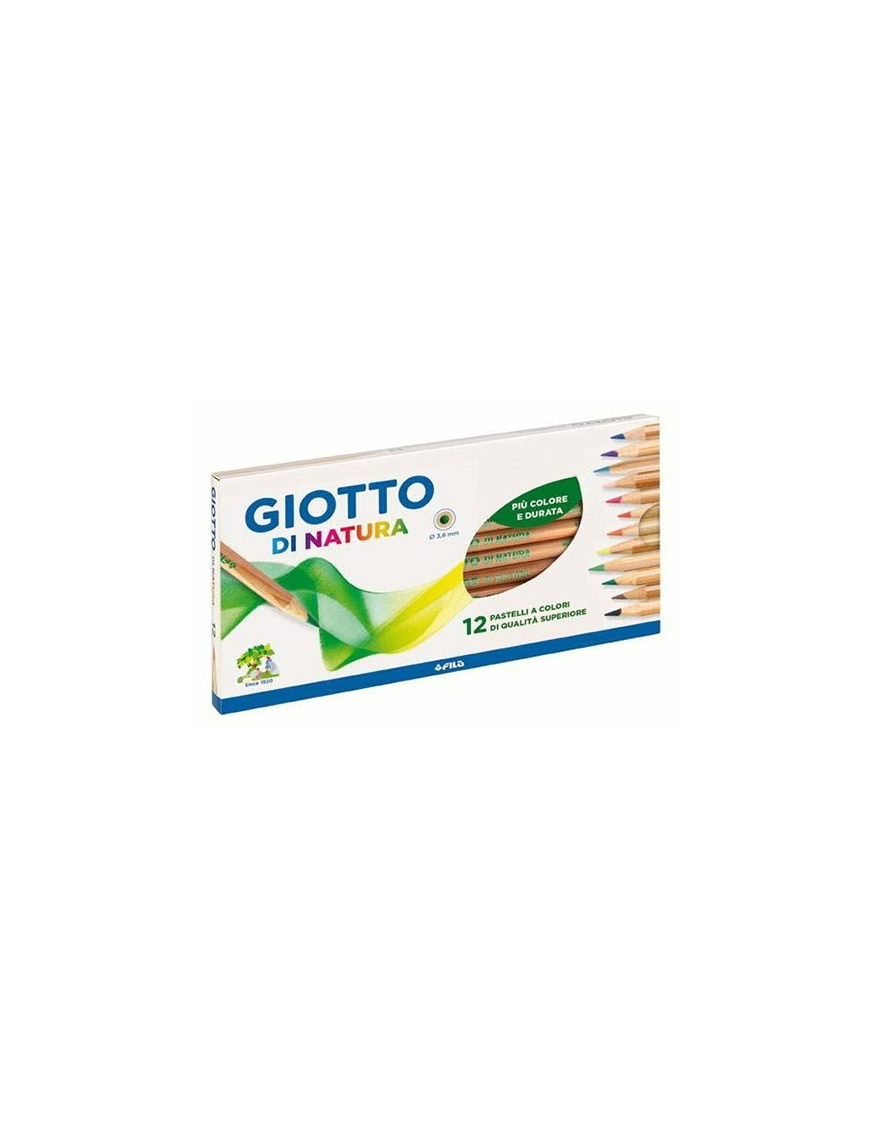 GIOTTO NAT. PASTEL AST. 12PC 240600