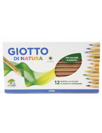 GIOTTO NAT. PASTEL AST. 12PC 240600