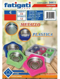 POSACENERE PLASTICA/METALLO STELLA 34411