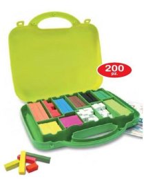 CASE WITH RULERS MATHS 200PC 121