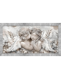 DIPINTO GIOVY 60x110 ANGELS IN FLOWER AR