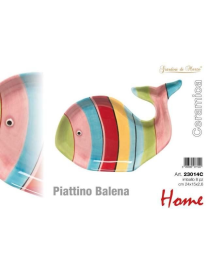 L.HOME SEA ARC PIATTINO BALENA 24x15 230