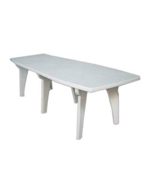 WHITE TABLE LIPARI2 250X90XH72CM