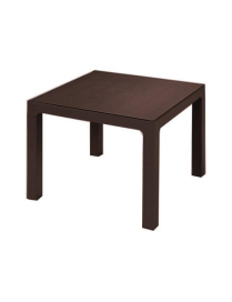 ARES TABLE BROWN 70X70X74CM